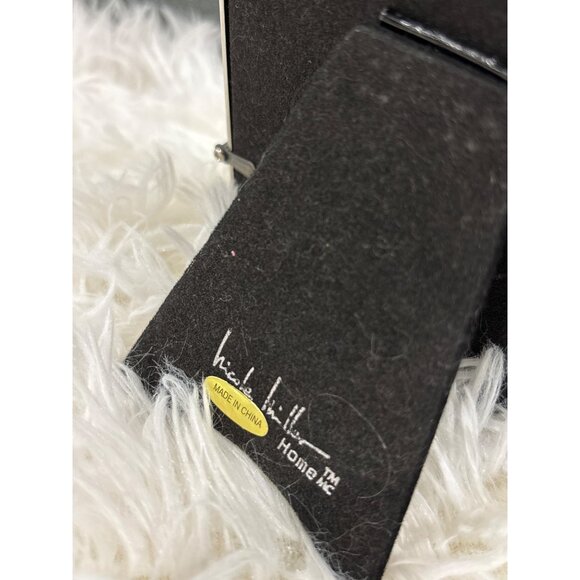 Nicole Miller Home Accent Silver Octagonal Picture Frame 3"x3" Made In China - Picture 3 of 8